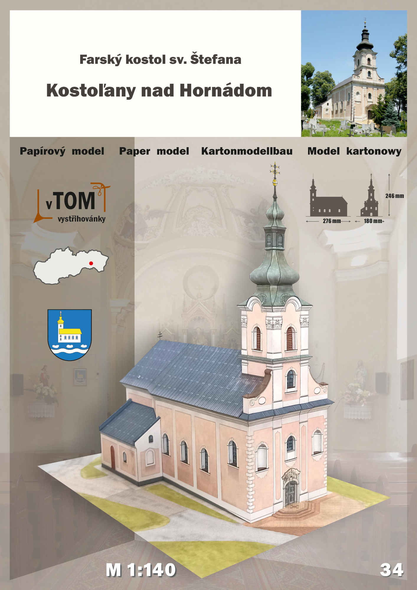 Farský kostol sv. Štefana - Kostoľany nad Hornádom