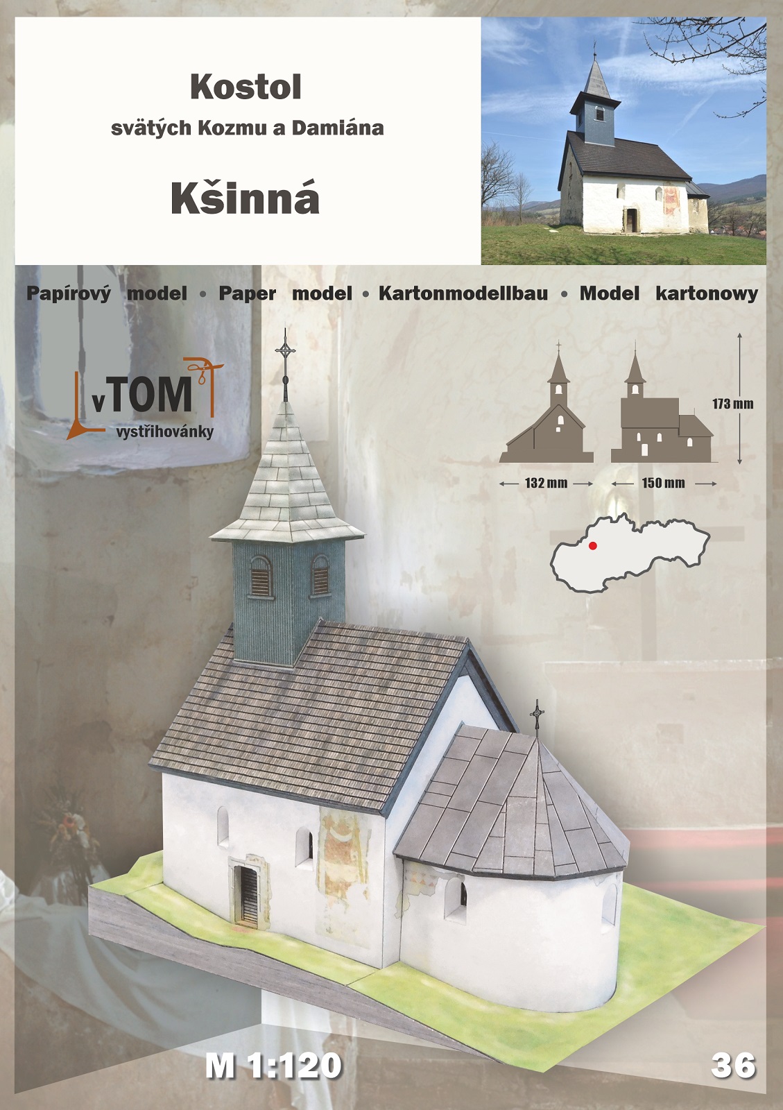 Kostol svätých Kozmu a Damiána - Kšinná